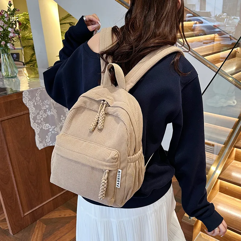 Yalu Nylon Backpack Unisex Multicolor-13