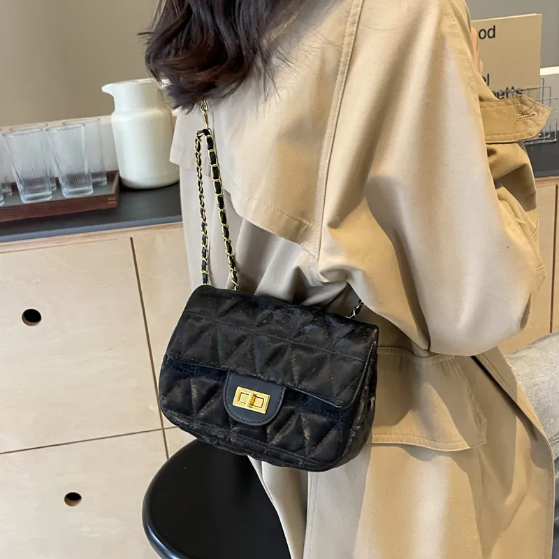 Yalu PU Crossbody Bag, Shoulder Bag Women's Ecru/Black/Blue/Pink-16