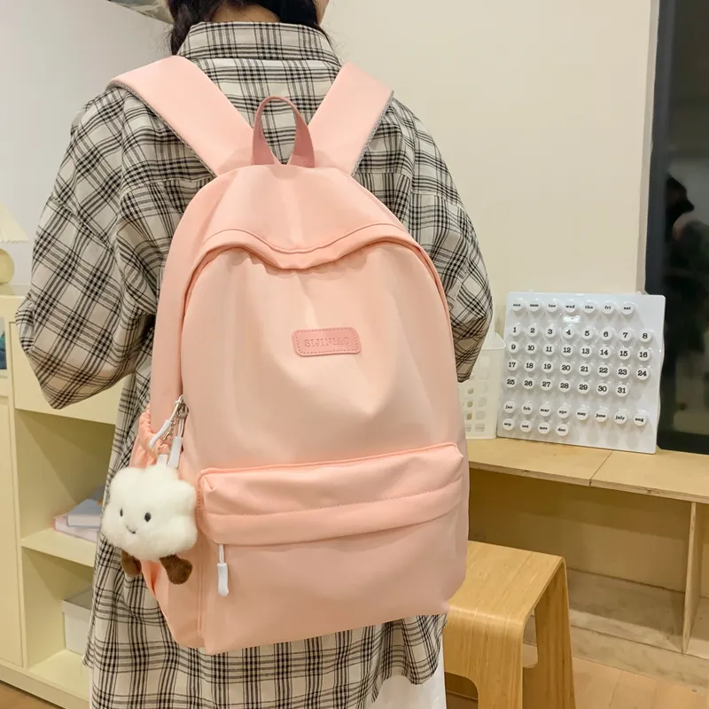 Yalu Nylon Backpack Unisex Multicolor-26