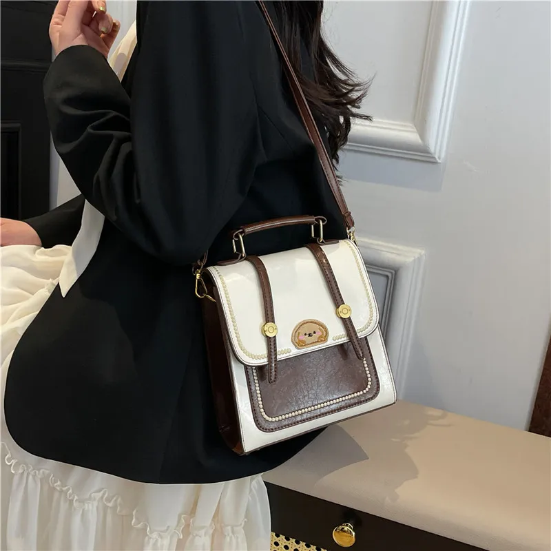 Yalu PU One Shoulder Crossbody Backpack Women's Multicolor-22
