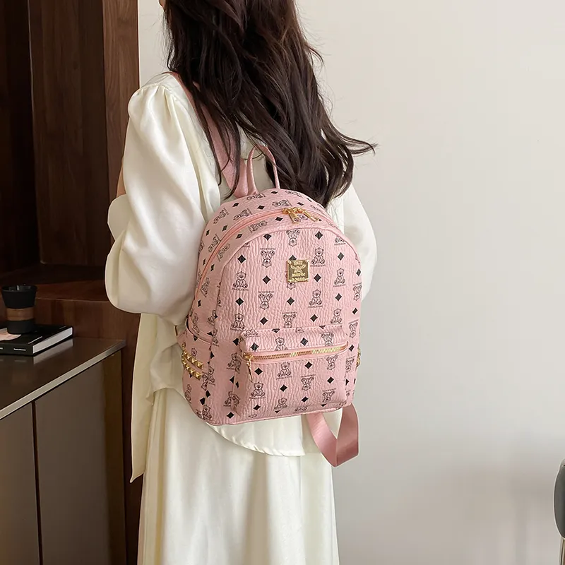 Yalu PU Backpack Women's Multicolor-3