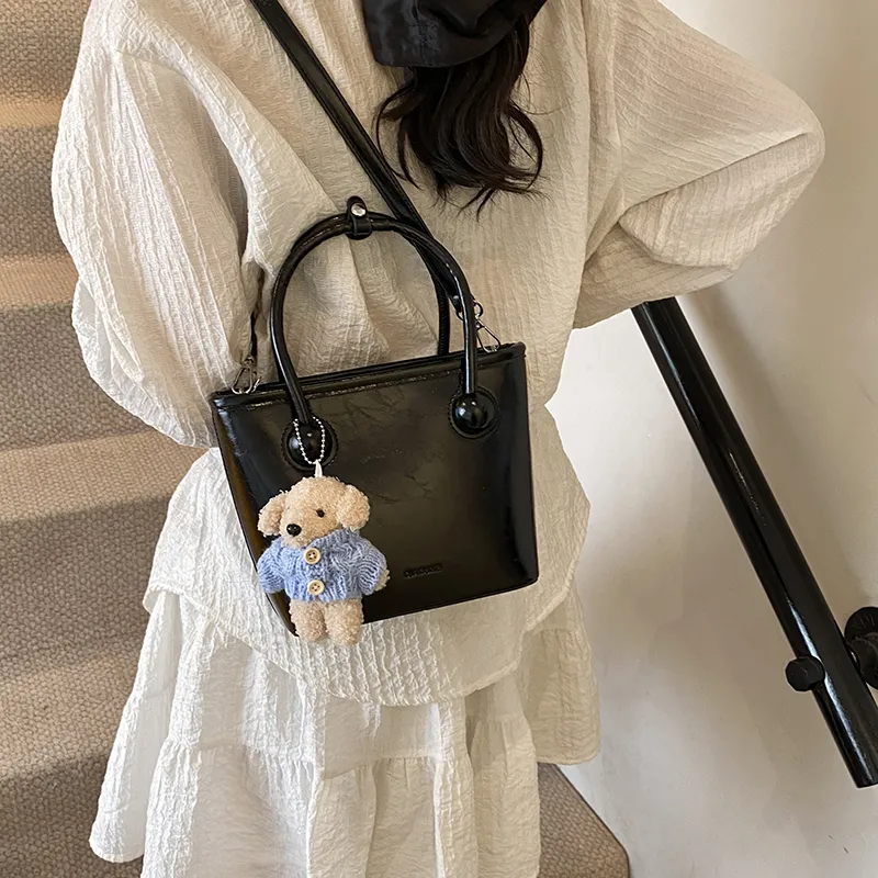 Yalu PU Shoulder Bag, Crossbody Bag, Handbag Regular Women's White/Black/Blue/Pink-14