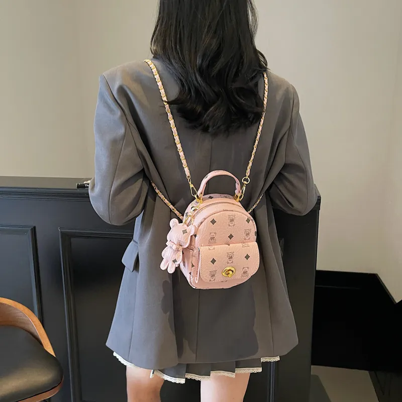 Yalu PU Backpack Women's Multicolor-5