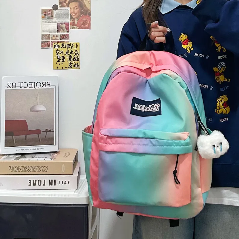 AUNG High quality Fabric Backpack Regular Unisex Multicolor-1