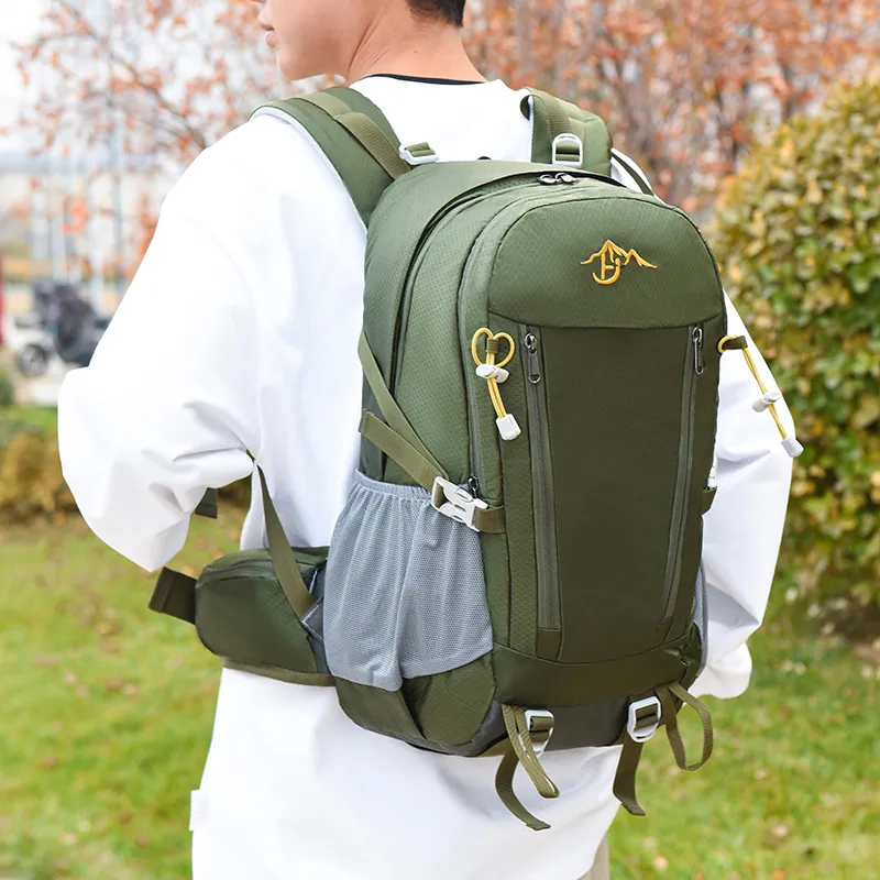 AUNG Nylon Backpack Regular Unisex Green/Black/Yellow/Blue/Black-2