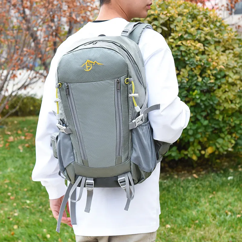 AUNG Nylon Backpack Regular Unisex Green/Black/Yellow/Blue/Black-14