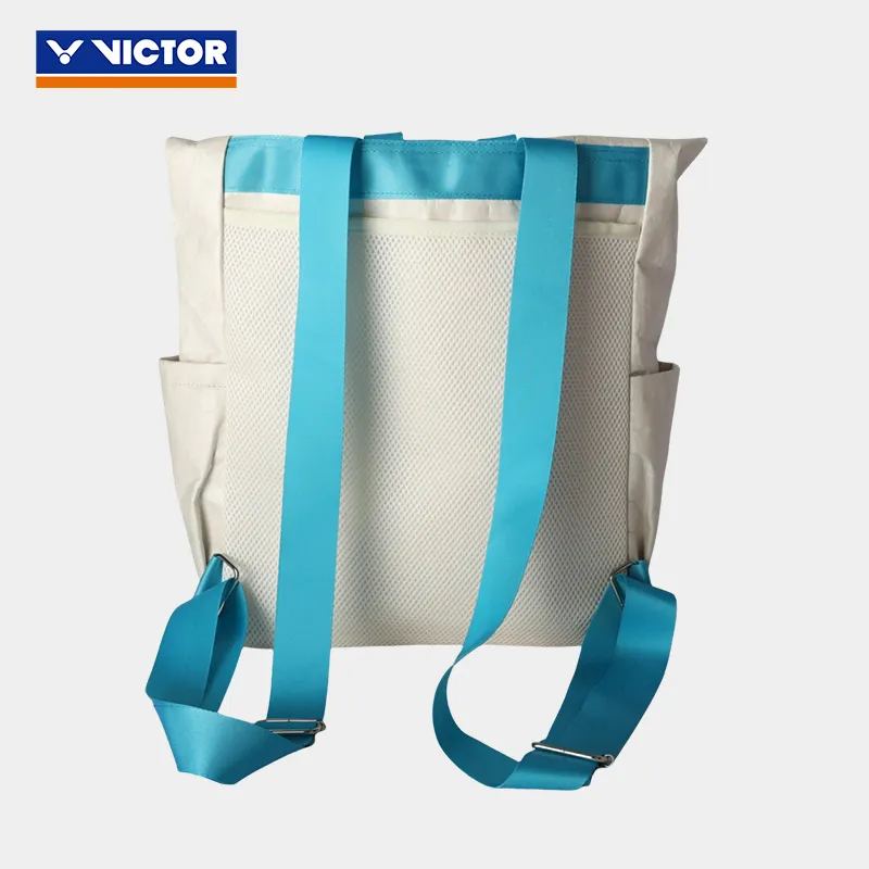 VICTOR Badminton Racket Bags 2 Pcs Pack Casual Style Backpack White Unisex-4