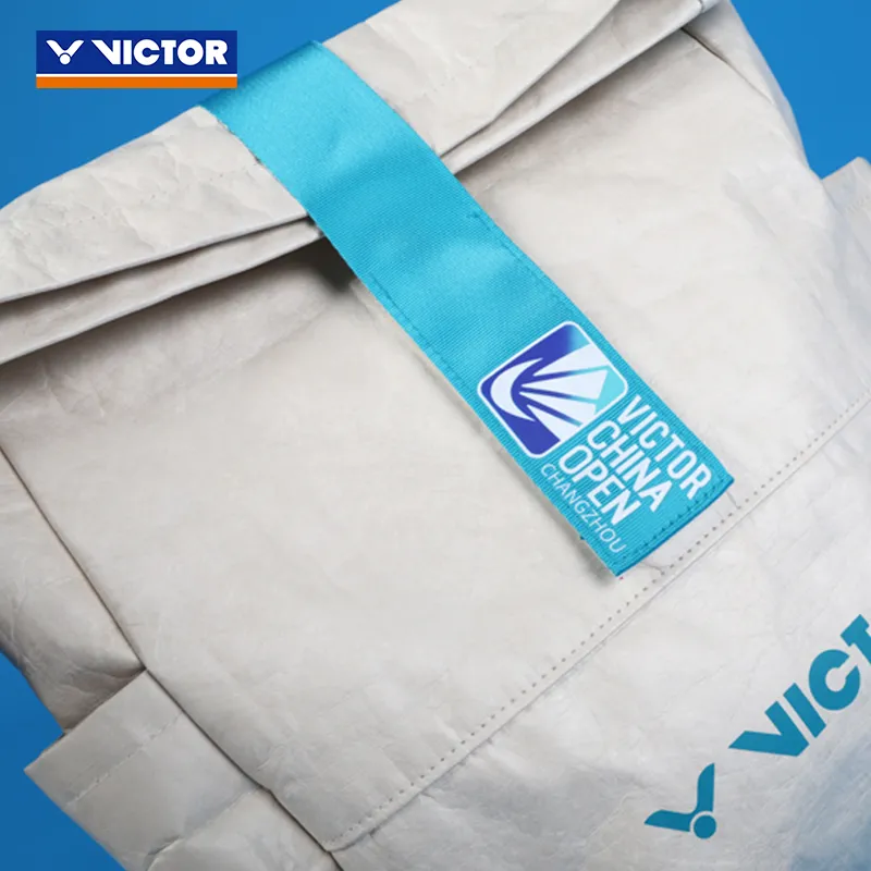 VICTOR Badminton Racket Bags 2 Pcs Pack Casual Style Backpack White Unisex-5
