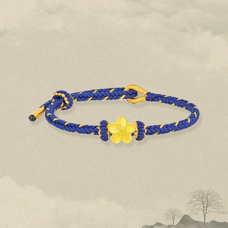 Zheng Tai Fook Gold Bracelet Women's-3