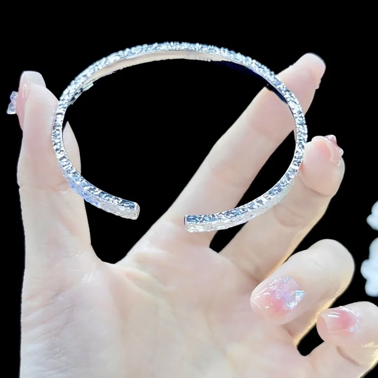 Zheng Tai Fook 999 Fine Silver Bangles Unisex-4