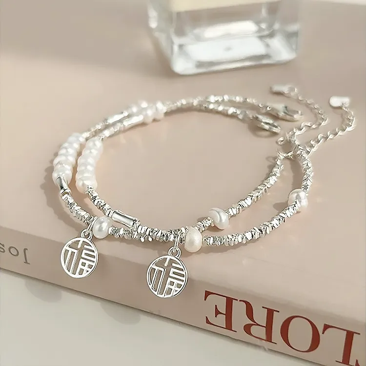 Zheng Tai Fook Pearl Bracelets Unisex-4