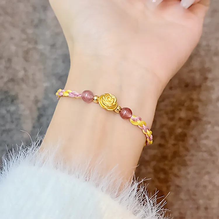 Zheng Tai Fook S999 Fine Silver Bracelets Women's-2