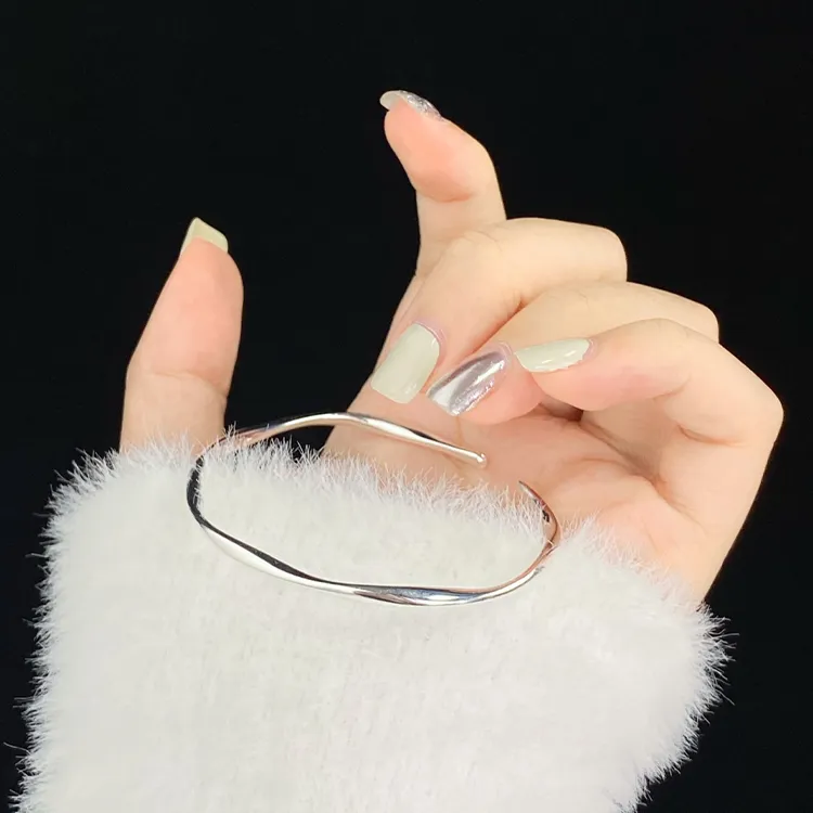 Zheng Tai Fook Alloy Bangles Unisex-3