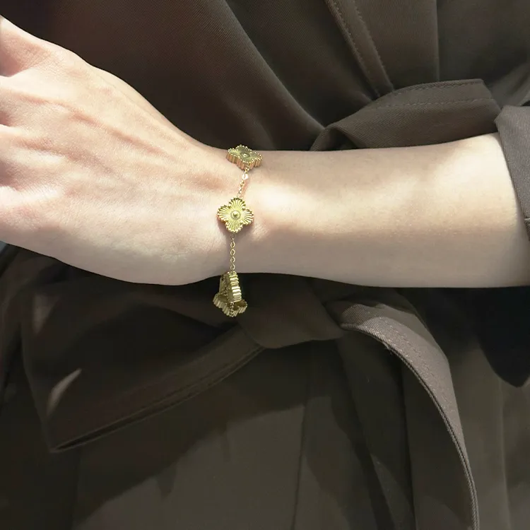 Zheng Tai Fook Alloy Bracelets Women's-4