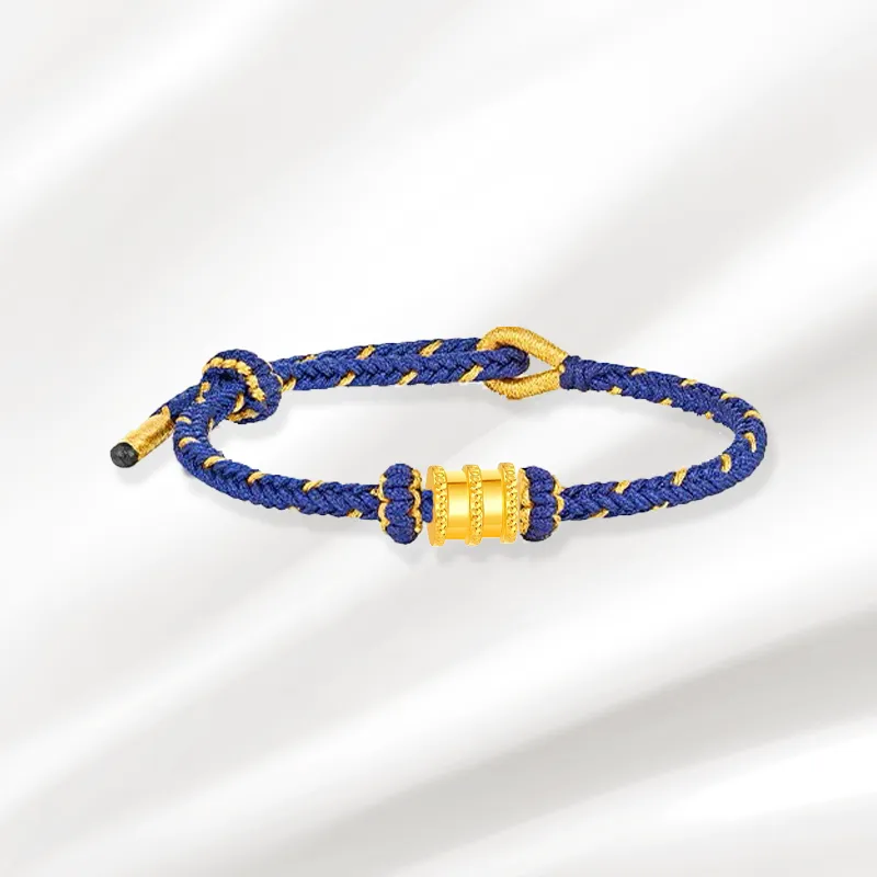 Zheng Tai Fook Gold Bracelet Unisex-2