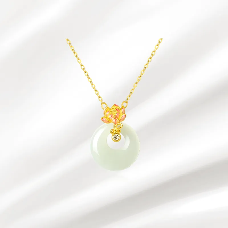 Zheng Tai Fook Chalcedony Necklaces Unisex-3