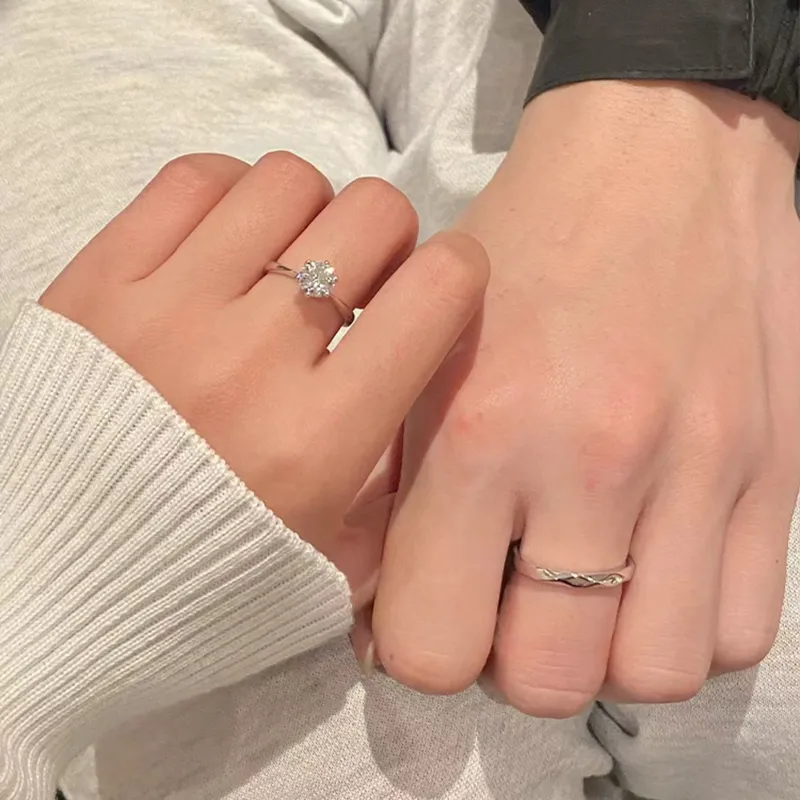 Zheng Tai Fook Cubic Zirconia Alloy Ring Unisex-1