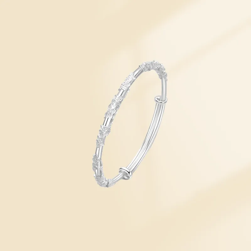 Zheng Tai Fook 999 Fine Silver Bangles Unisex-15