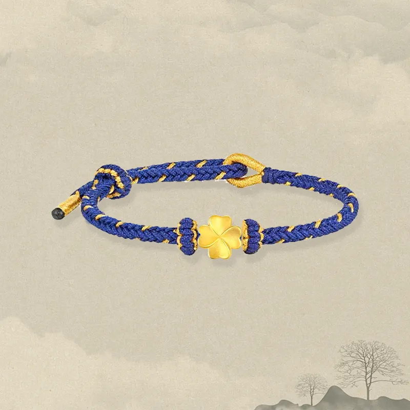 Zheng Tai Fook Gold Bracelet Unisex-3
