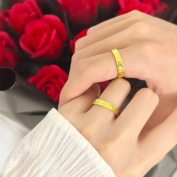 Zheng Tai Fook 999 Fine Silver Rings Unisex-2