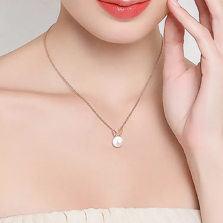 Zheng Tai Fook Pearl Necklaces Women's-2