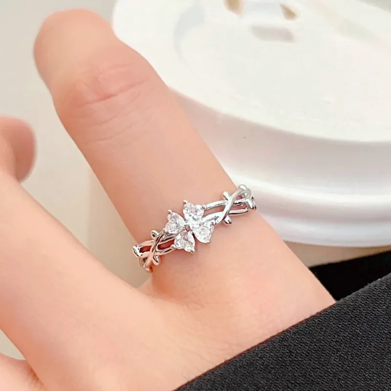 Zheng Tai Fook S999 Fine Silver Rings Unisex-3