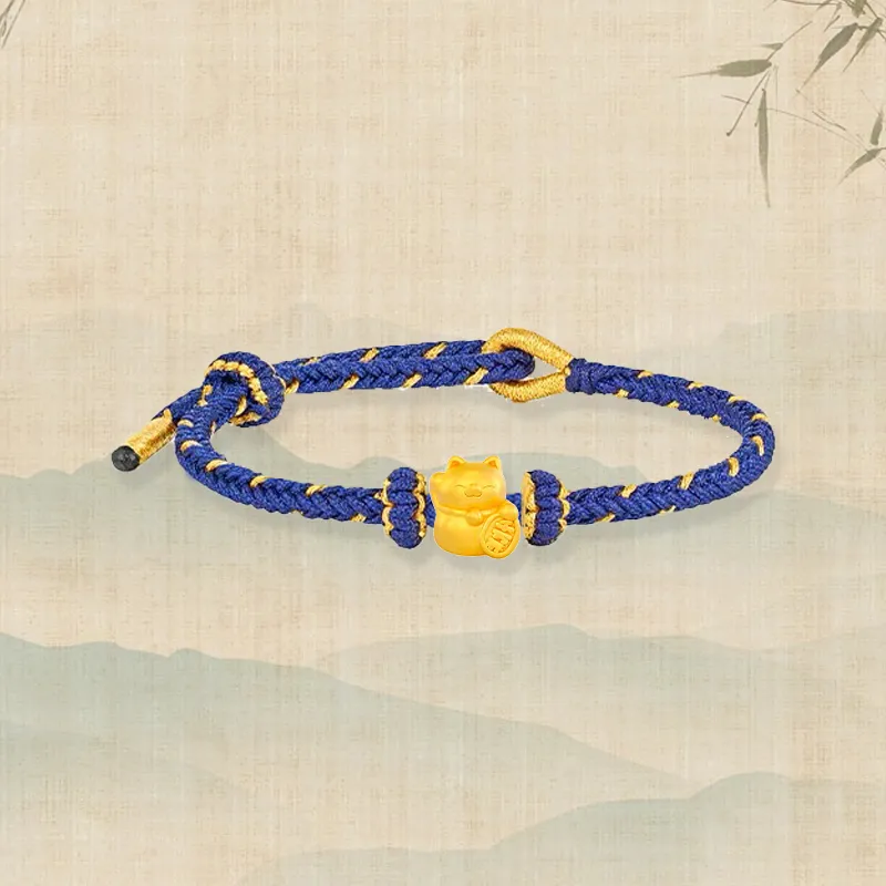 Zheng Tai Fook Gold Bracelet Unisex-1