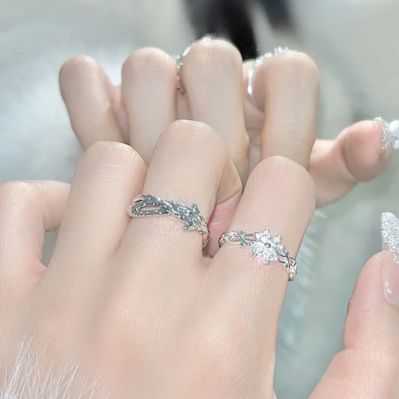 Zheng Tai Fook S999 Fine Silver Rings Unisex-9