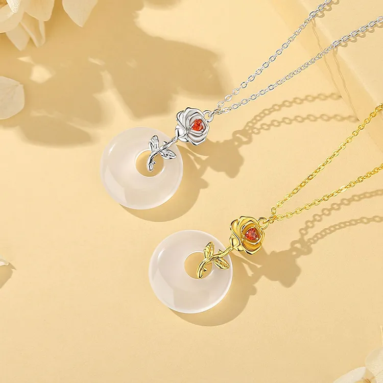 Zheng Tai Fook Chalcedony Necklaces Unisex-2