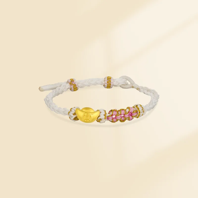 Zheng Tai Fook Gold Bracelet Women's-4