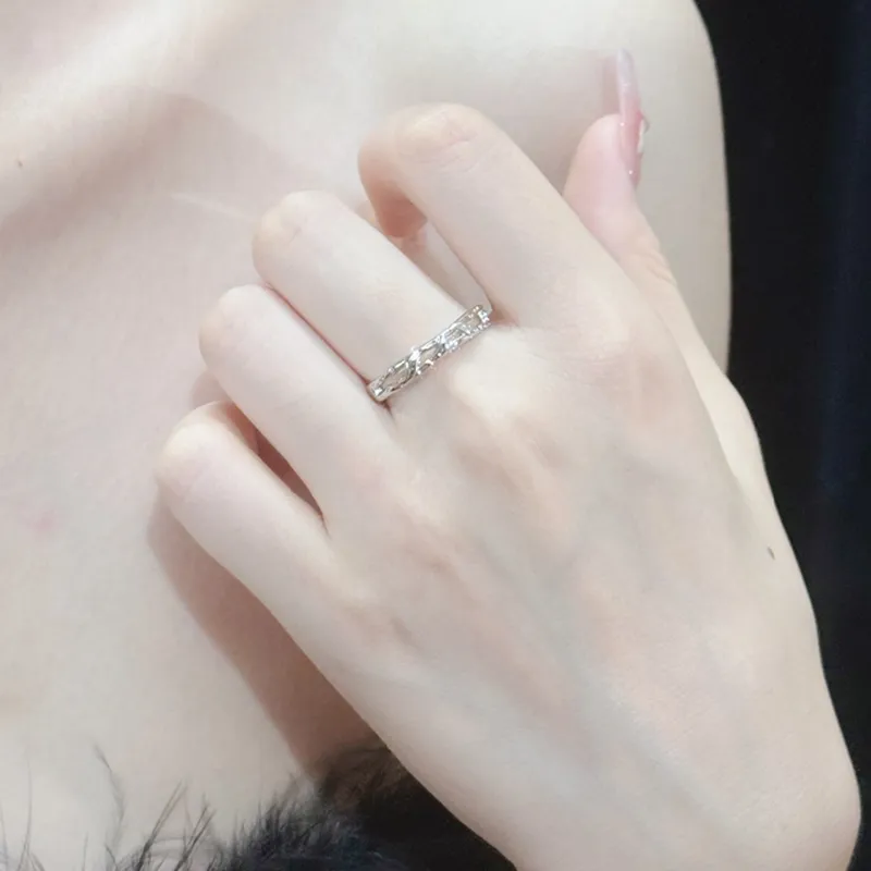 Zheng Tai Fook S925 Silver Rings Unisex-4