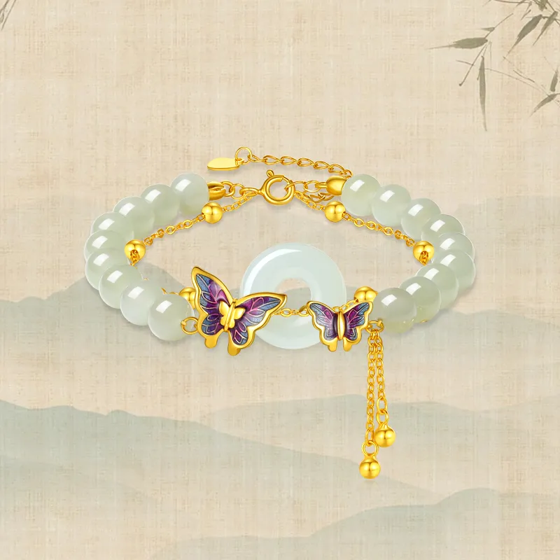 Zheng Tai Fook Chalcedony Bracelets Unisex-2
