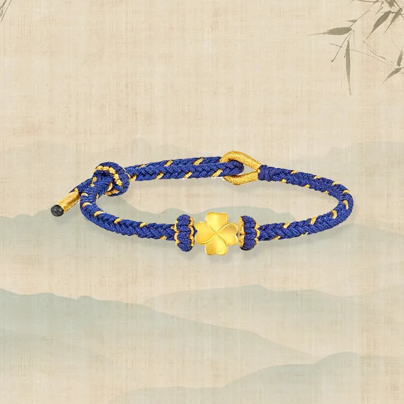 Zheng Tai Fook Gold Bracelet Unisex-2