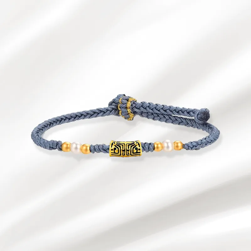 Zheng Tai Fook Gold Bracelet Unisex-1