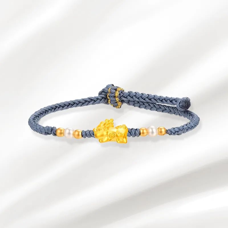 Zheng Tai Fook Gold Bracelet Unisex-1