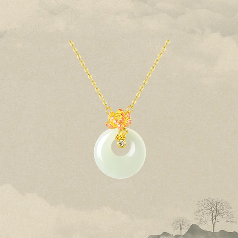 Zheng Tai Fook Chalcedony Necklaces Unisex-1
