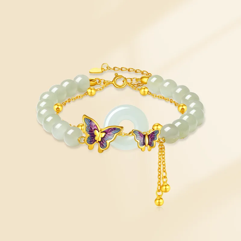 Zheng Tai Fook Chalcedony Bracelets Unisex-4