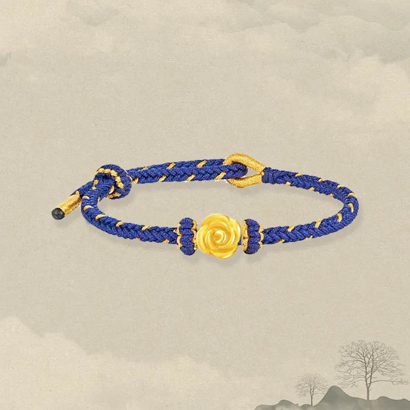 Zheng Tai Fook Gold Bracelet Women's-4