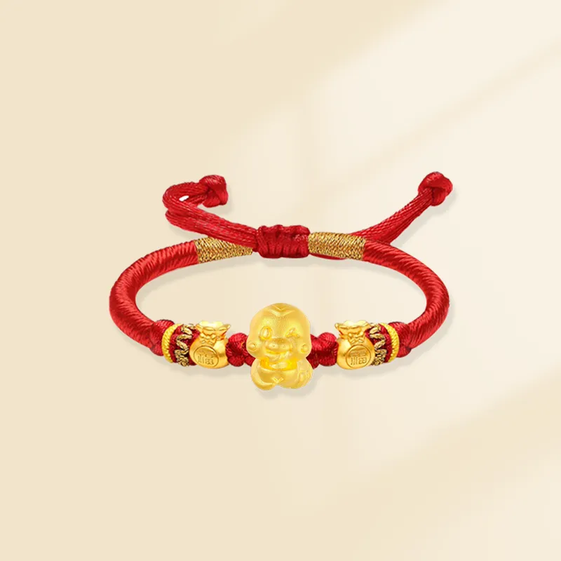 Zheng Tai Fook Gold Bracelet Kids-5
