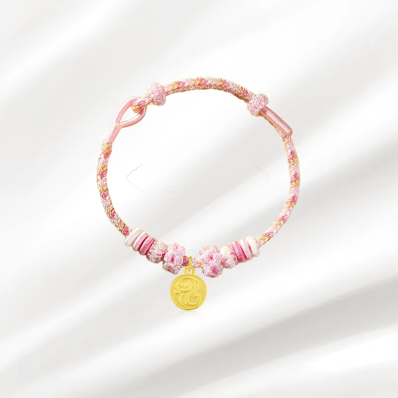 Zheng Tai Fook Gold Bracelet Unisex-4