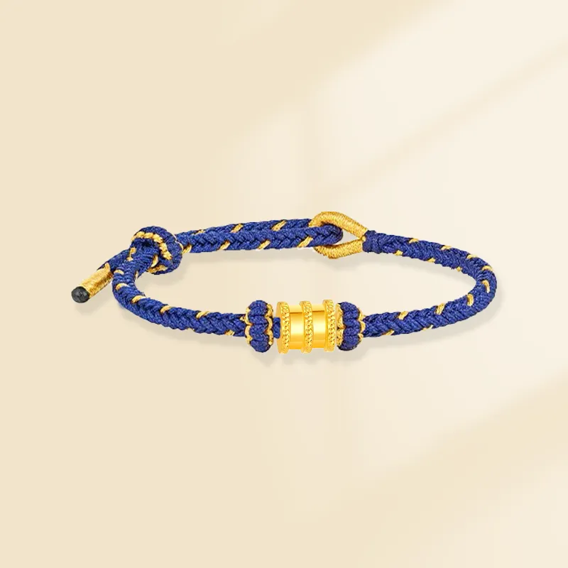 Zheng Tai Fook Gold Bracelet Unisex-3