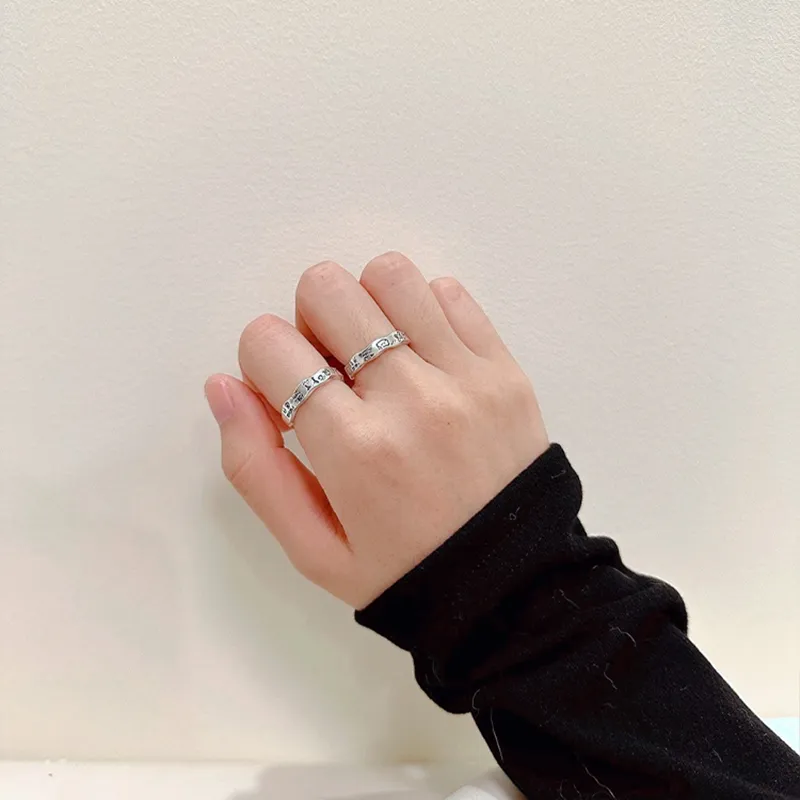 Zheng Tai Fook Alloy Rings Unisex-3