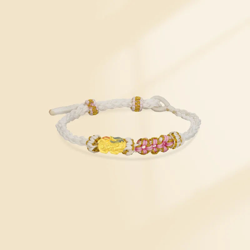 Zheng Tai Fook Gold Bracelet Women's-4