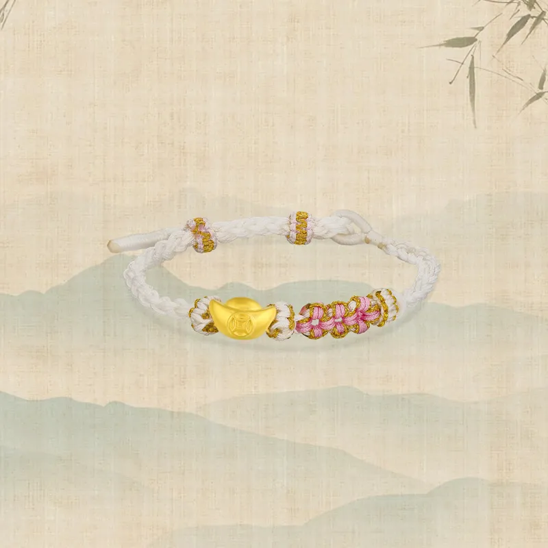 Zheng Tai Fook Gold Bracelet Women's-2