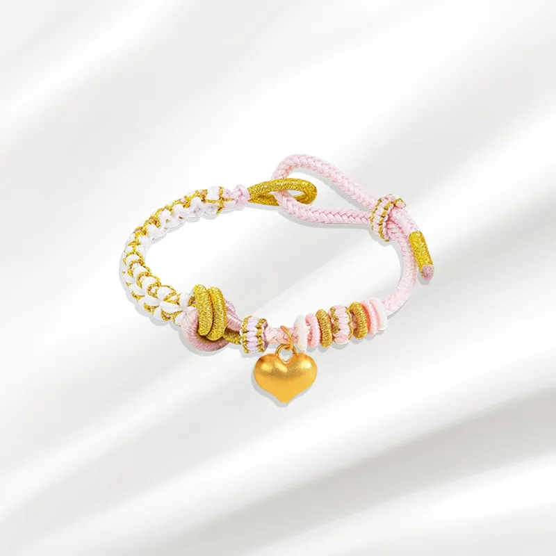 Zheng Tai Fook Gold Bracelet Unisex-2