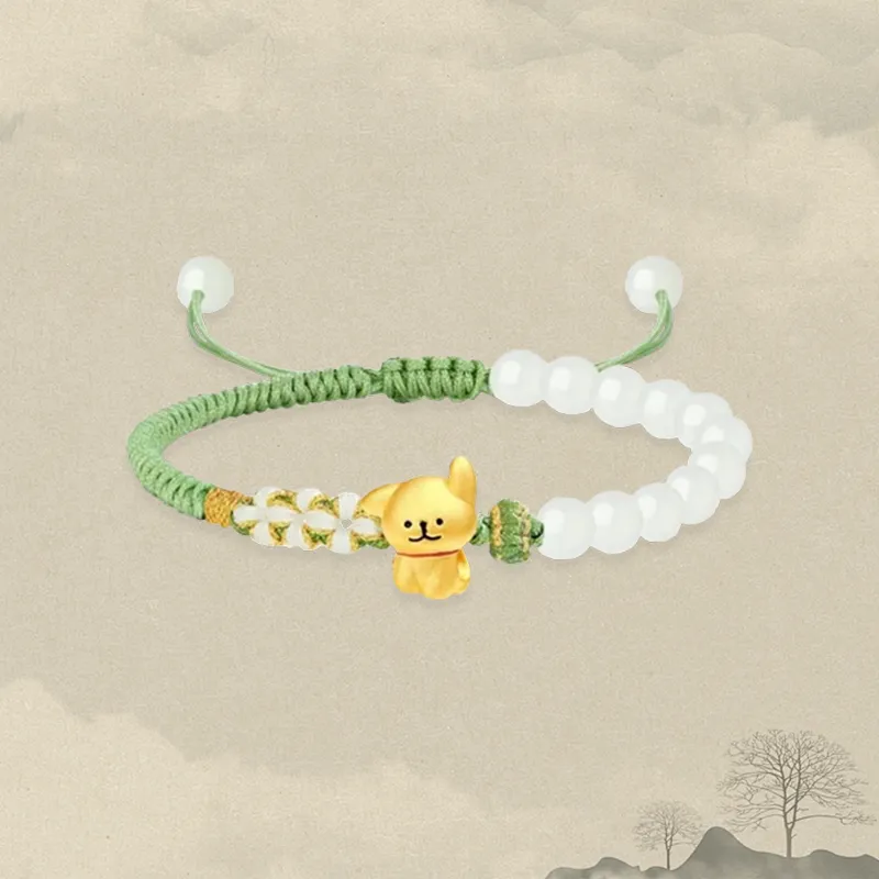 Zheng Tai Fook Gold Bracelet Unisex-1