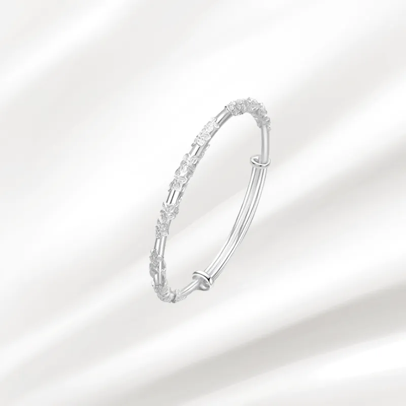 Zheng Tai Fook 999 Fine Silver Bangles Unisex-14