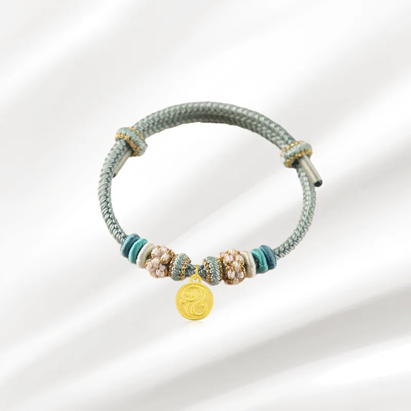 Zheng Tai Fook Gold Bracelet Unisex-10