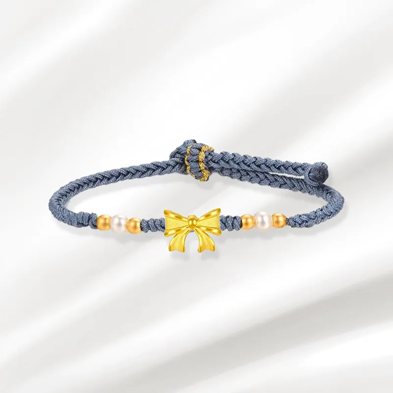 Zheng Tai Fook Gold Bracelet Unisex-2