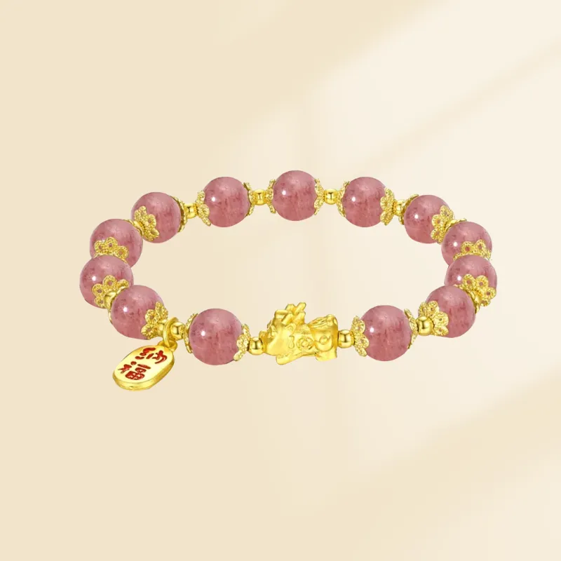 Zheng Tai Fook Gold Bracelet Unisex-4